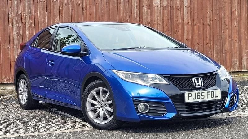 Blue Used 2015 Honda Civic SE Plus Hatchback | £4,795 (Fair price) - Image 1/4