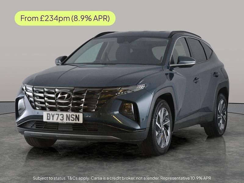 Blue Used 2023 Hyundai Tucson Premium SUV | £17,527 (Fair price) - Image 1/2
