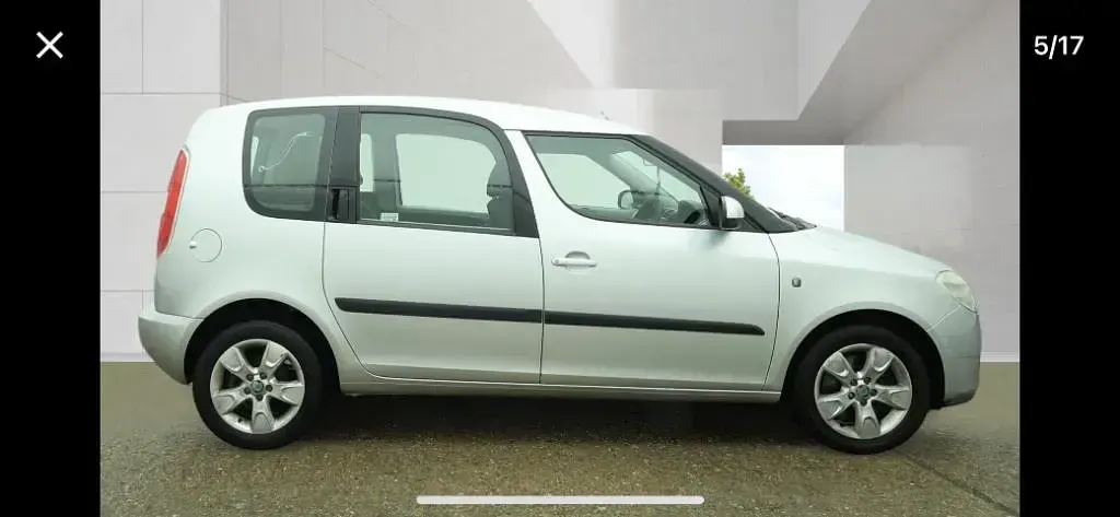 Gebraucht Skoda Roomster 2008 Silber Van / Kleinbus