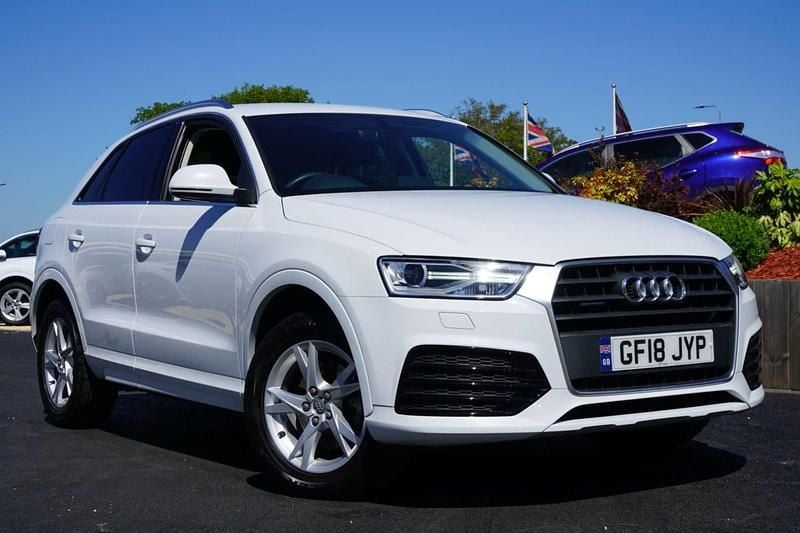 White Used 2018 Audi Q3 Sport SUV | £16,595 (Fair price) - Image 1/4
