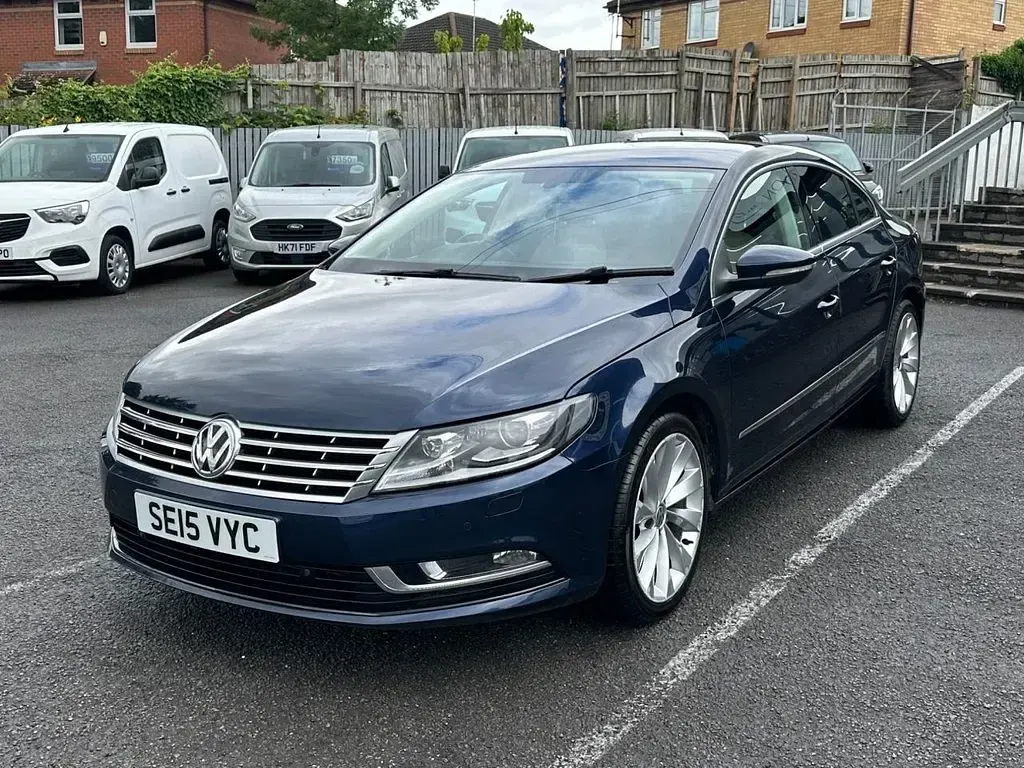 Used VW CC GT 150 HP (110 kW) 2015 Blue Sedan