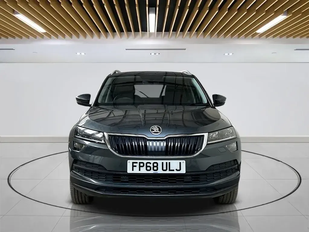 Używany Skoda Karoq SE L 150 KM (110 kW) 2019 Szary SUV