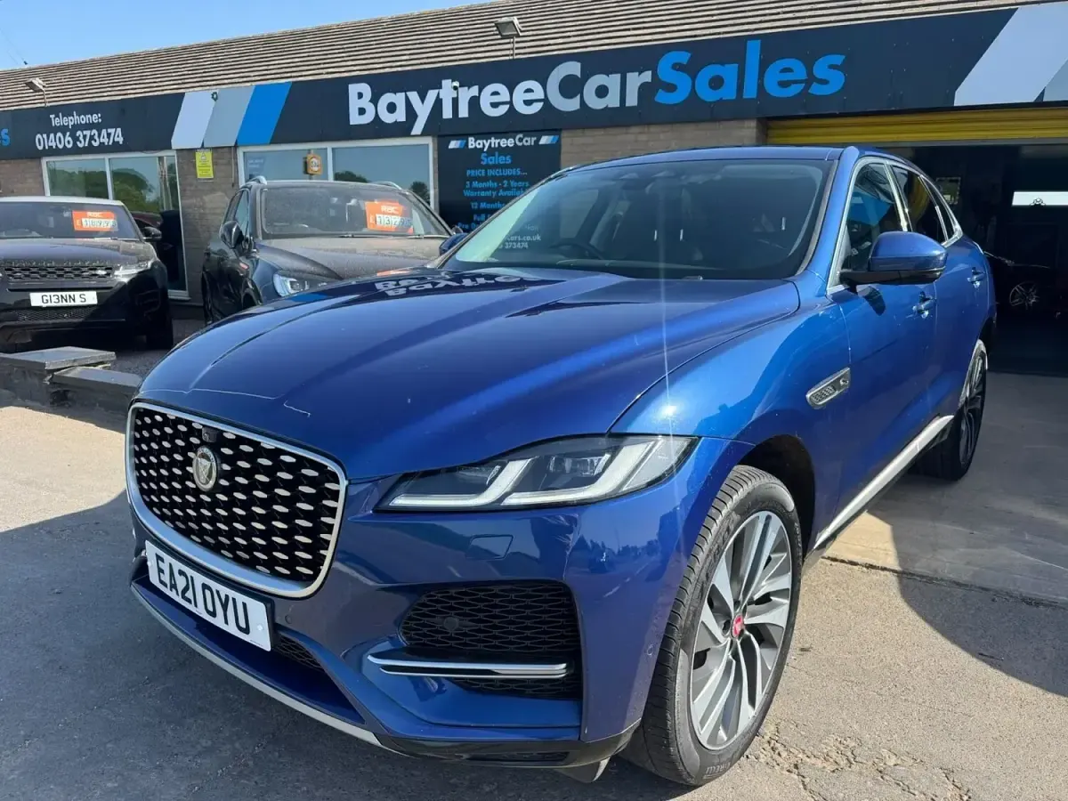 Used Jaguar F-Pace 300 HP (220 kW) 2021 Blue SUV