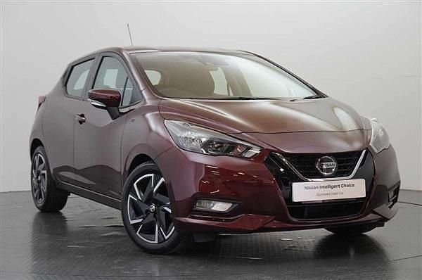 Red Used 2022 Nissan Micra Acenta Hatchback | £15,999 (A bit pricey) - Image 1/3