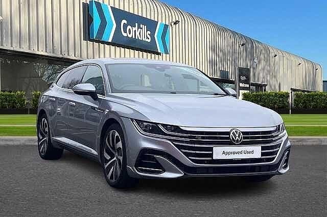 Silver Used 2021 VW Arteon R-line Estate | £18,945 (Fair price) - Image 1/4