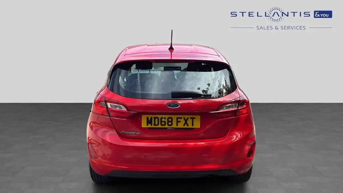 Used Ford Fiesta Zetec 99 HP (72 kW) 2019 Red Hatchback