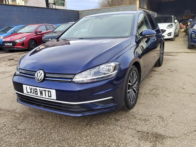 Used VW Golf VII SE 2018 Blue Hatchback