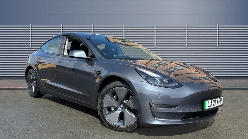 Grey Used 2021 Tesla Model 3 Long Range AWD Sedan | £21,400 (Expensive) - Image 1/3
