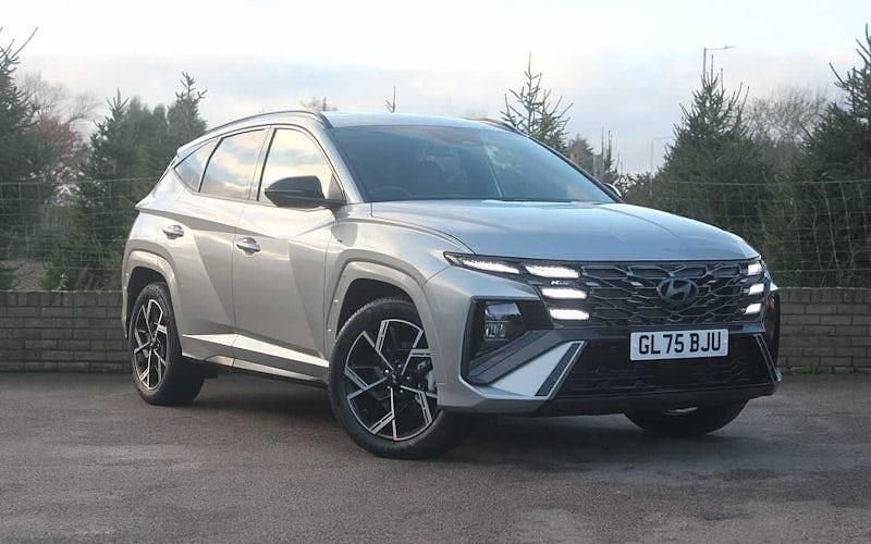 White New 2025 Hyundai Tucson N Line SUV | £31,999 (Super price) - Image 1/4