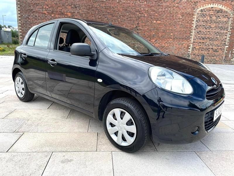 Black Used 2013 Nissan Micra Visia Hatchback | £3,490 (Fair price) - Image 1/4