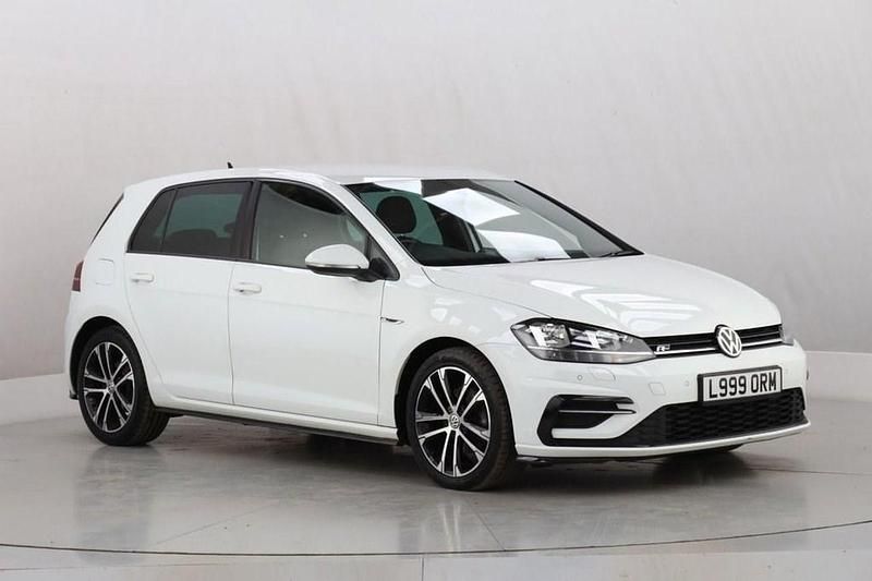 Used VW Golf VII R-line 150 HP (110 kW) 2020 White Hatchback