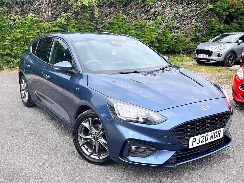Blue Used 2020 Ford Focus ST-Line Hatchback | £10,000 (Fair price) - Image 1/4