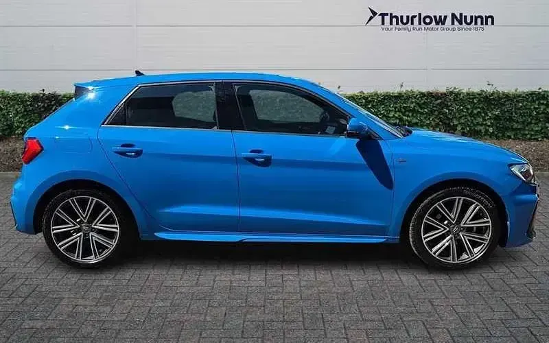 Used Audi A1 Sportback S-Line 116 HP (85 kW) 2020 Blue Hatchback