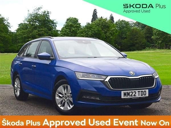Blue Used 2022 Skoda Octavia SE Technology Estate | £17,995 (Fair price) - Image 1/4