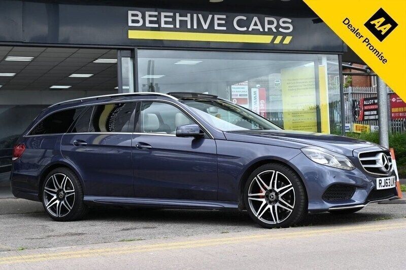 Blue Used 2013 Mercedes E250 AMG Estate | £10,450 (Good price) - Image 1/4
