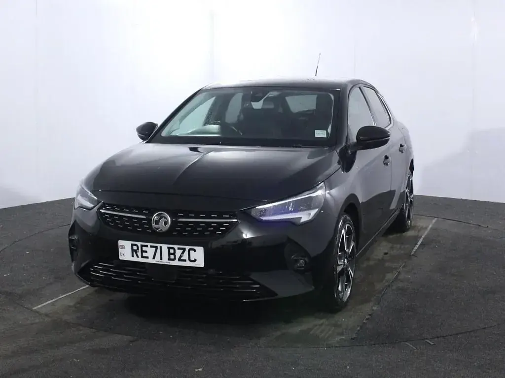 Used Vauxhall Corsa Edition 75 HP (55 kW) 2021 Black Hatchback