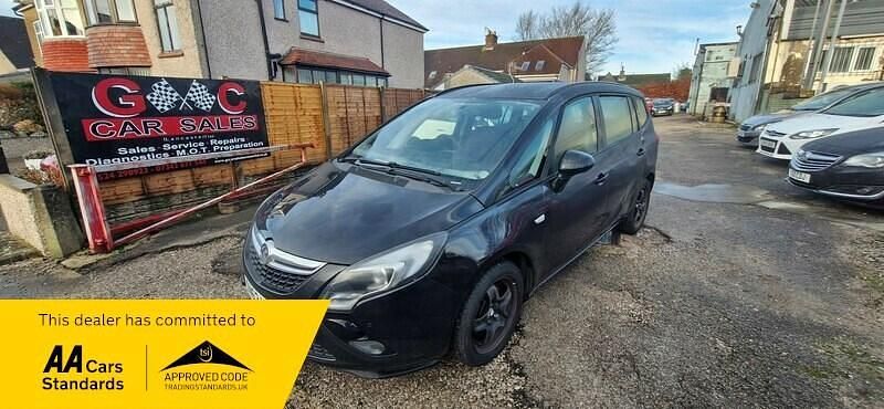 Black Used 2013 Vauxhall Zafira MPV | £2,495 (Good price) - Image 1/4