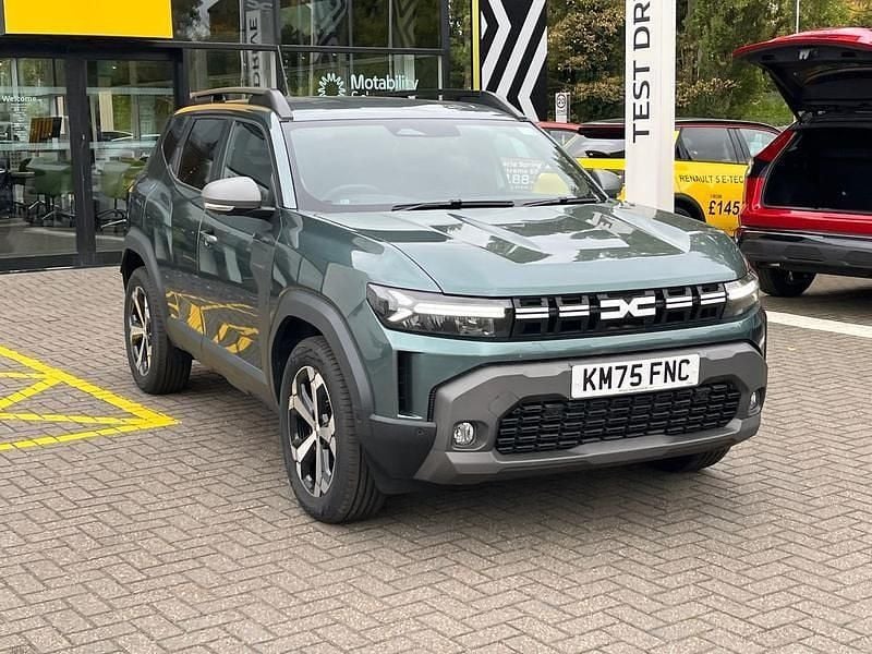 Cedar green New 2025 Dacia Duster Journey SUV | £25,995 (Expensive) - Image 1/4