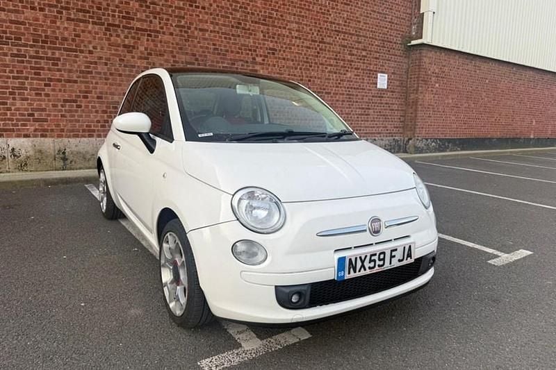 Used Fiat 500 Sport 2009 White Cabriolet
