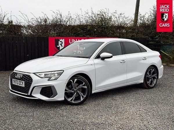 White Used 2023 Audi A3 e-tron S-Line Hatchback | £25,999 (Fair price) - Image 1/1