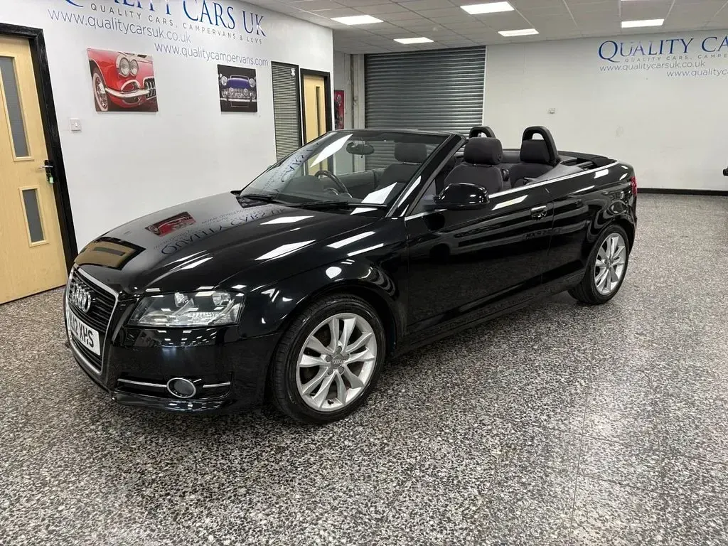 Used Audi A3 Cabriolet Sport 105 HP (77 kW) 2012 Black Cabriolet