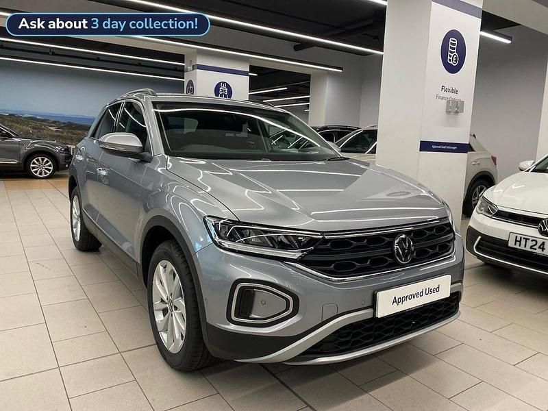 Silver Used 2025 VW T-Roc Match SUV | £24,999 (A bit pricey) - Image 1/4