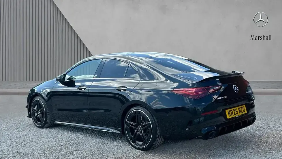 Used Mercedes CLA35 AMG Premium Plus 306 HP (225 kW) 2025 Black Coupe