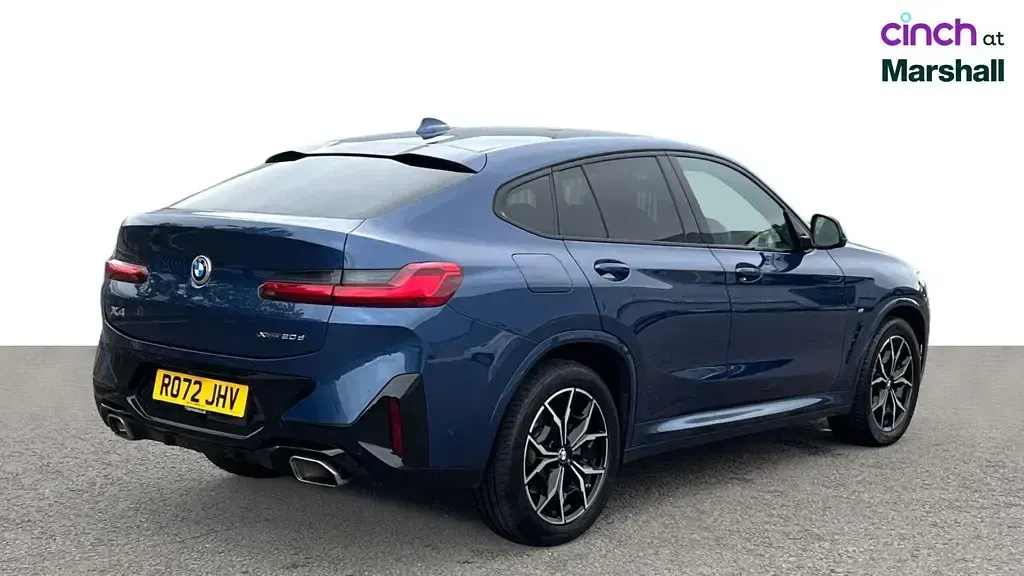 Used BMW X4 M Sport 190 HP (139 kW) 2022 Phytonic blue metallic paint SUV