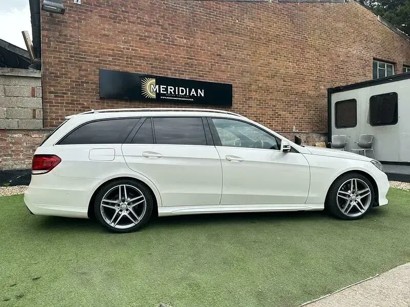 Used Mercedes E300 AMG 2014 White Estate