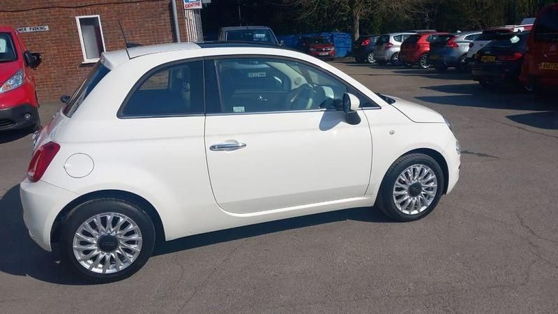 Used Fiat 500 Lounge 69 HP (50 kW) 2018 White Hatchback