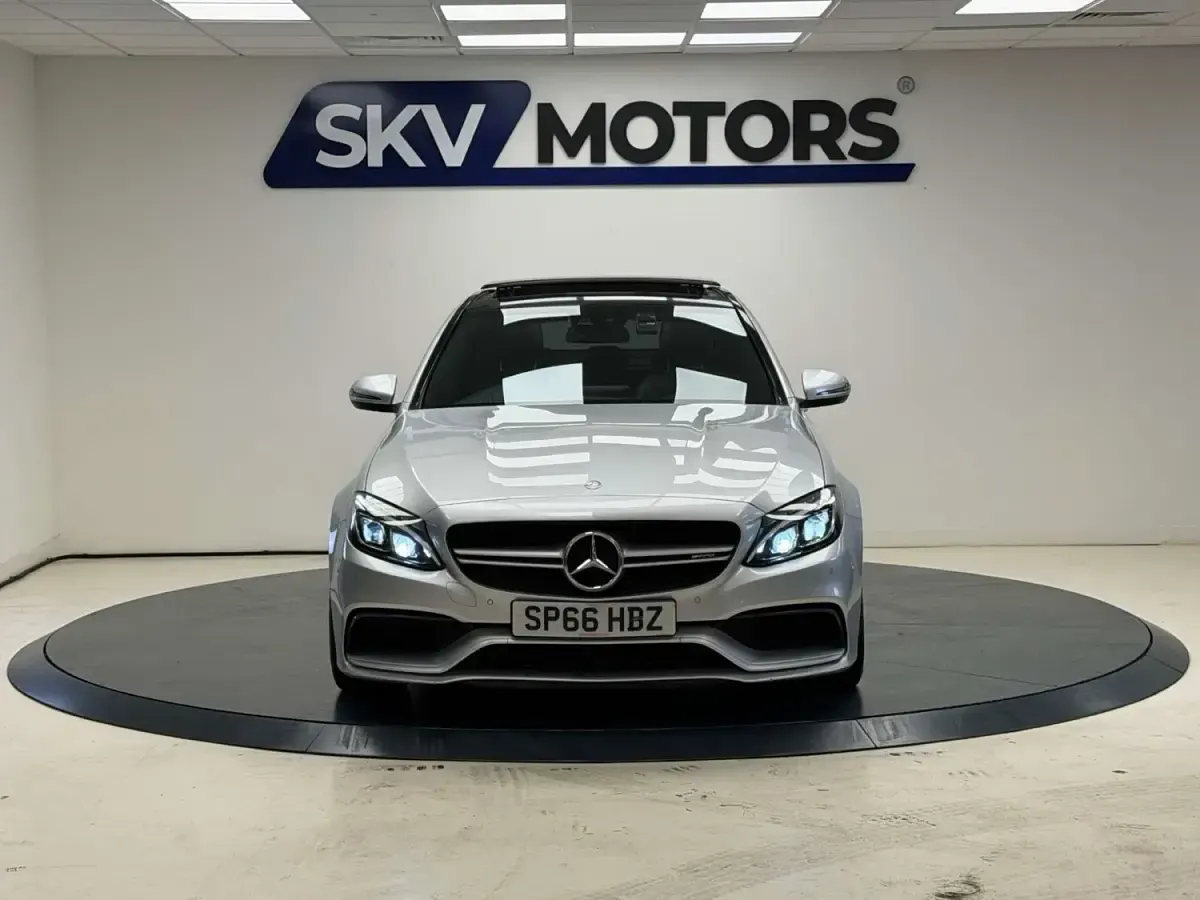 Begagnad Mercedes C63 AMG Premium 2016 Silver Sedan