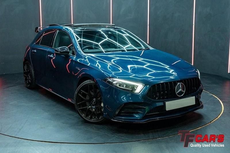 Blue Used 2019 Mercedes A35 AMG Premium Plus Hatchback | £25,995 (Good price) - Image 1/4