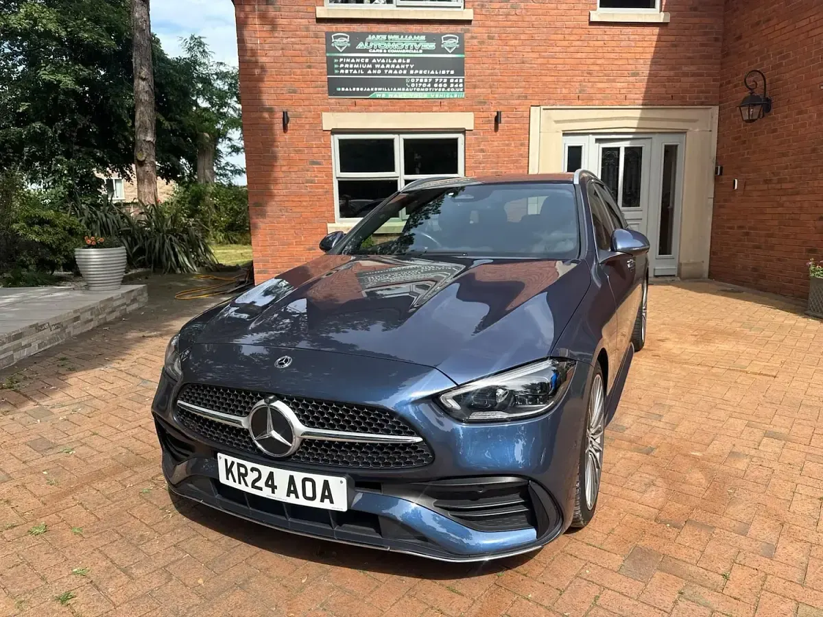 Used Mercedes C300 AMG Line Premium 2024 Blue Estate