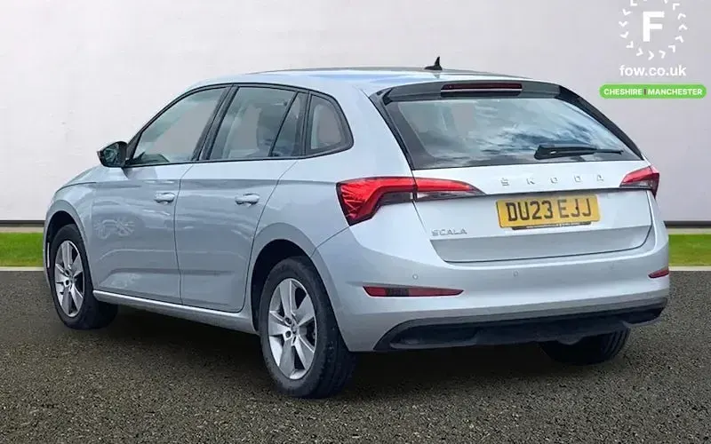 Used Skoda Scala SE 110 HP (80 kW) 2023 Silver Hatchback