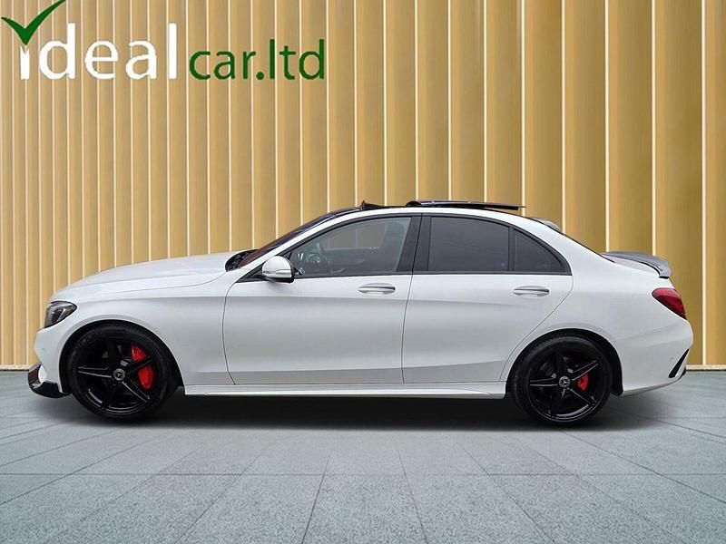 Used Mercedes C250 AMG Line Premium Plus 2015 White Sedan