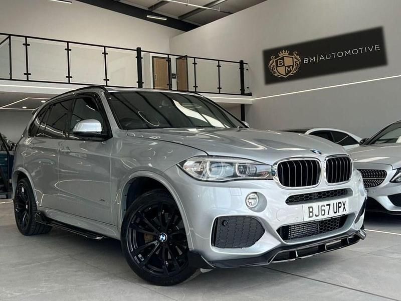 Silver Used 2017 BMW X5 M Sport SUV | £26,995 (Fair price) - Image 1/4