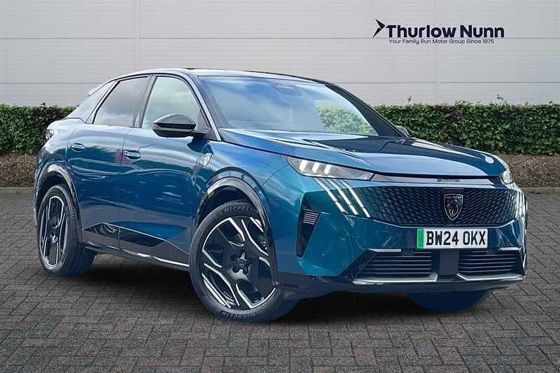 Blue Used 2024 Peugeot e-3008 GT SUV | £25,000 (Super price) - Image 1/4