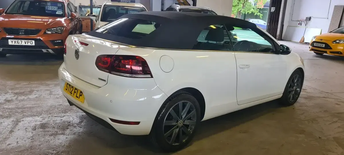 Used VW Golf Cabriolet SE 2012 White Cabriolet