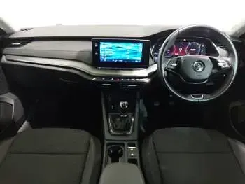 Used Skoda Octavia SE Technology 110 HP (80 kW) 2021 White Hatchback