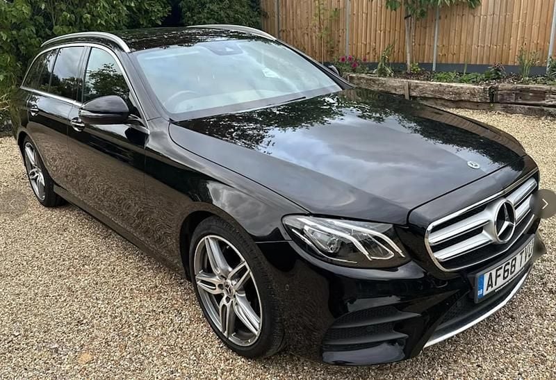 Black Used 2018 Mercedes E220 AMG Line Premium Estate | £24,099 (A bit pricey) - Image 1/1