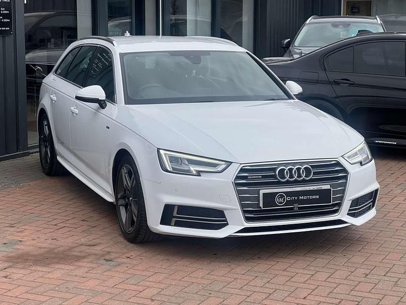 Used Audi A4 S-Line 190 HP (139 kW) 2017 White Estate