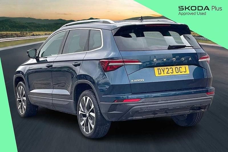 Gebraucht Skoda Karoq SE L 110 PS (80 kW) 2023 Blau SUV
