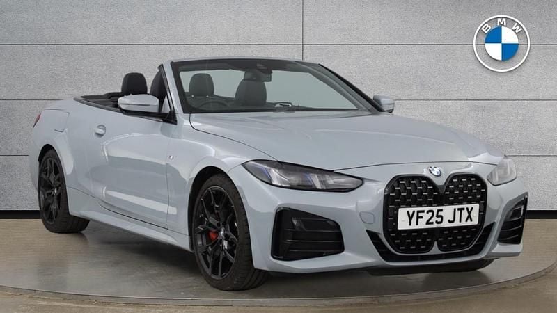 Grey Used 2025 BMW 420 M Sport Cabriolet | £44,999 (Expensive) - Image 1/4