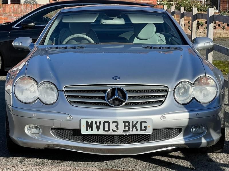 Used Mercedes SL500 2003 Silver Cabriolet
