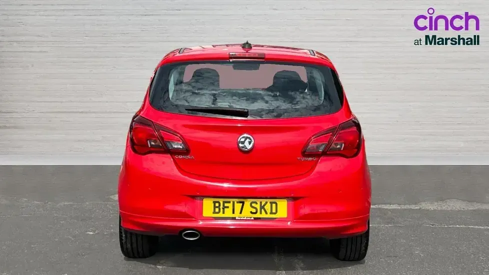 Used Vauxhall Corsa SRi 100 HP (73 kW) 2017 Red Hatchback