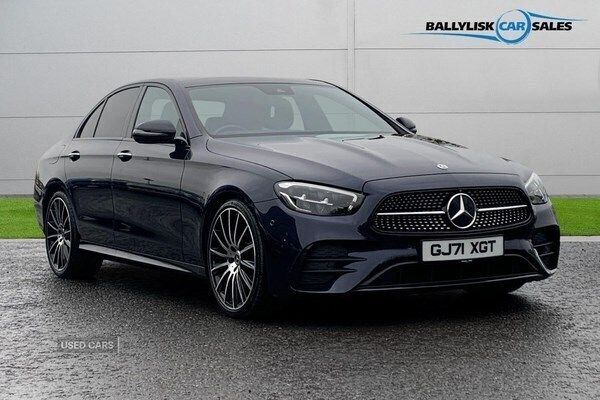 Blue Used 2021 Mercedes E220 AMG line Sedan | £26,975 (Expensive) - Image 1/4