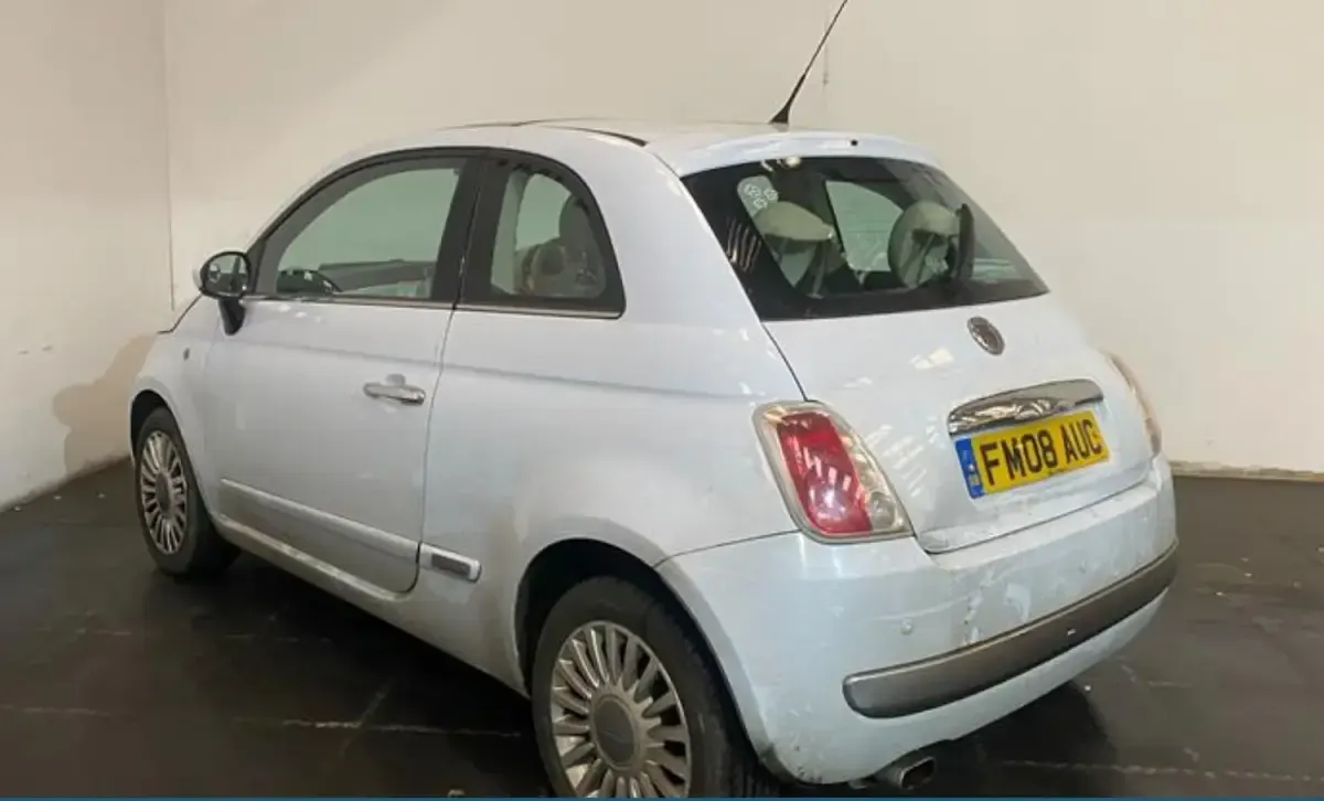Used Fiat 500 Lounge 69 HP (50 kW) 2008 Blue Hatchback