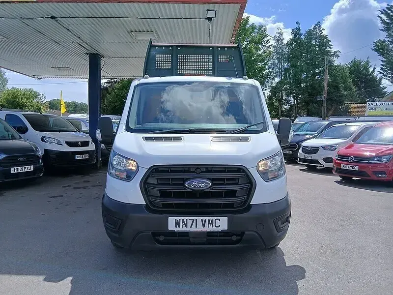 Used Ford Transit S 130 HP (95 kW) 2021 White Cabriolet