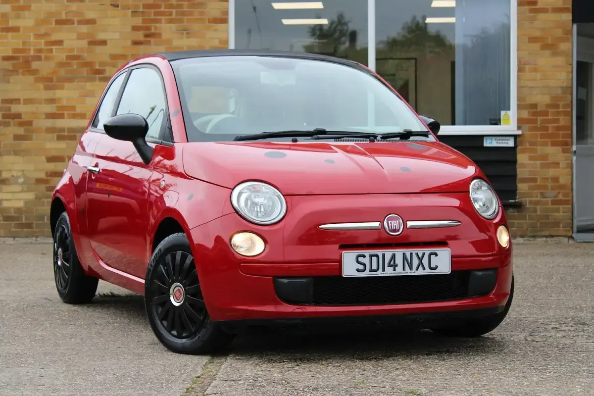 Used Fiat 500C S 2014 Red Cabriolet