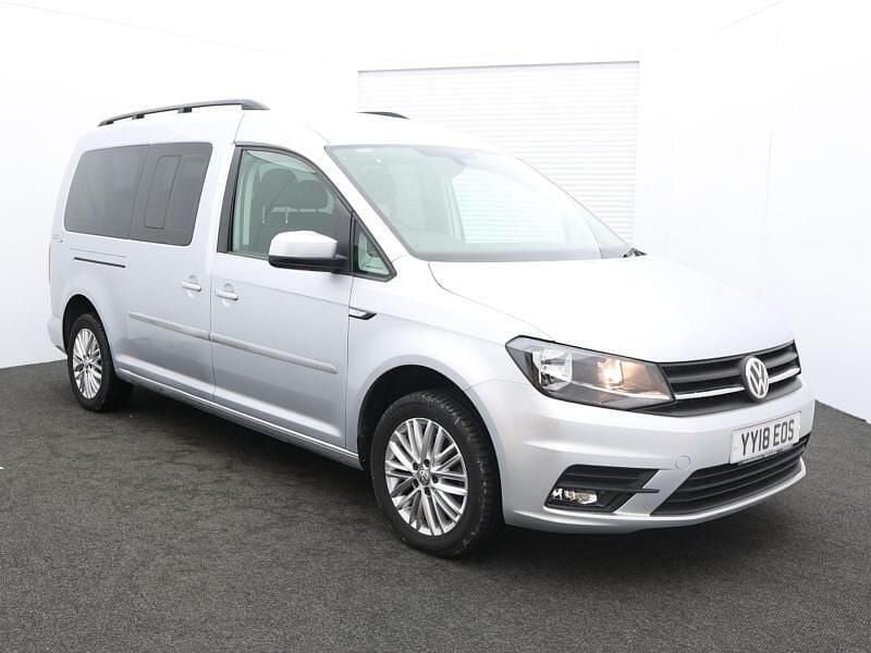 Silver Used 2018 VW Caddy Maxi Life Life MPV | £15,995 (Good price) - Image 1/4